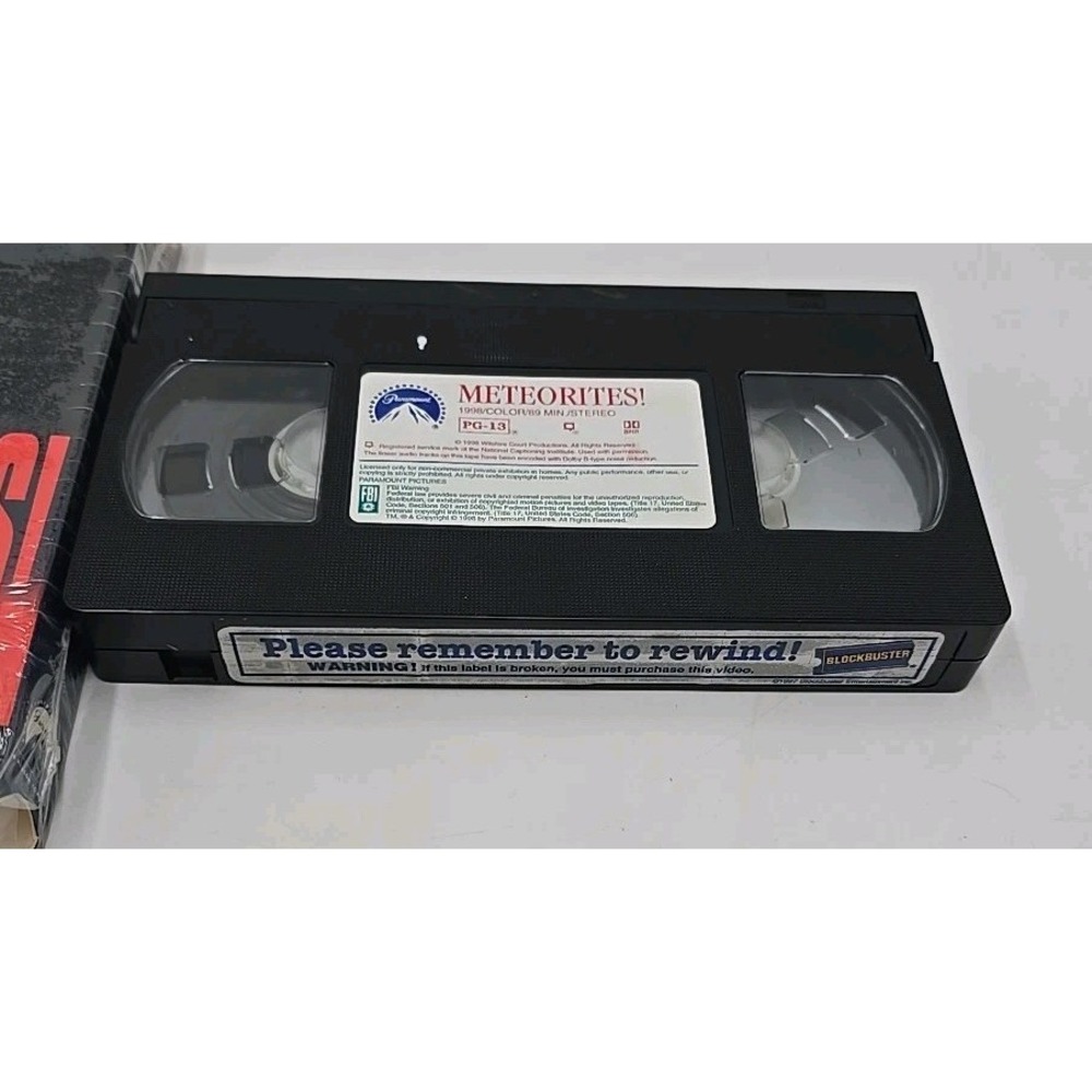 Meteorites (VHS, 1998) Action UFO Thriller - Picture 8 of 9